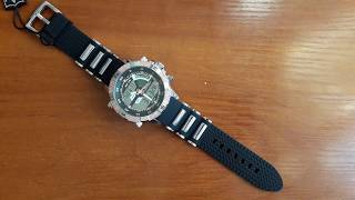 Обзор: мужские часы Weide 1104 Aqua Gold. Стильные кварцевые часы с подсветкой