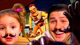 Смеёмся и дразним соседа Смешной сосед в игре ПРИВЕТ СОСЕД Hello Neighbor Alpha 3 ЧАСТЬ #1