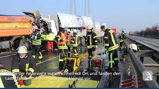 Schwerer Unfall auf der B41 bei Weinsheim