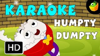Humpty Dumpty - Karaoke Version With Lyrics - Cartoon/Animated English Nursery Rhymes For Kids