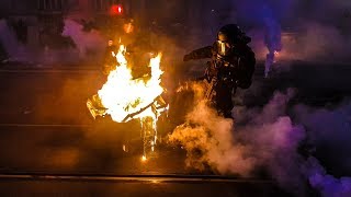 ACTE 64 GILETS JAUNES ACTE LXIV MONTPELLIER AFFRONTEMENT