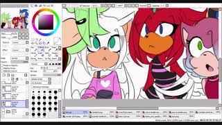 Sonic X Recolor Amy, Tails, Sonic, Cream, Cheese and Sonic