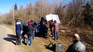 Рабочие моменты съёмок очередного фильма сериала "СЛЕД" (ФЭС)