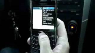 TeleNav GPS Navigator on the BlackBerry Tour (Verizon Wireless)