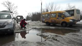 Рыбалка на дорогах города Рубцовска, подводные съёмки, чебак, щука