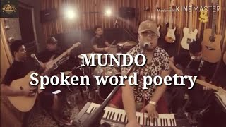 MUNDO Spoken Word Poetry by Agsunta #love #GOD