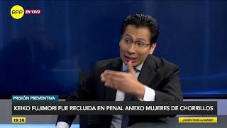 “El caso de Keiko tiene que ser analizado desde que salió en libertad por orden del TC”