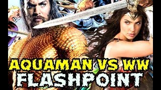 AQUAMAN CONTRA WONDER WOMAN EN FLASHPOINT - EZRA MILLER JASON MOMOA GAL GADOT