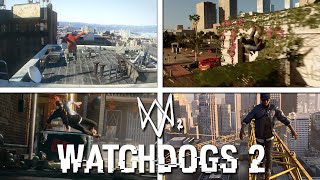 WATCH DOGS 2 - PARKOUR SYSTEM INFORMATION (Watch Dogs 2 Parkour Gameplay)