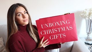 UNBOXING CHRISTMAS GIFTS  | GIFT GUIDE FOR HER | Lydia Elise Millen
