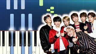 BTS  - Make It Right ft Ed Sheeran (Piano Tutorial) (방탄소년단)