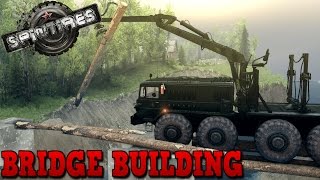 SpinTires | Bridge Building | Map Mod