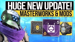 Destiny 2 News | END GAME UPDATE! Masterwork Armor, New Mods Detailed, New Raid Loot & Iron Banner!