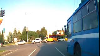 Полтава, утром на работу. (Timelapse)