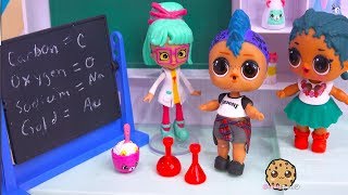 New Boy Student At School - Lol Surprise Science Class - Cookie Swirl C Toy Video