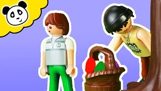 PLAYMOBIL Polizei Film - Karlchen Knack klaut Ostereier - Pandido TV