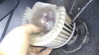 замена двигателя печки NISSAN WINGROAD Y12