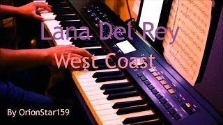 Lana Del Rey - West Coast [Ultraviolence] (Piano Instrumental Cover)