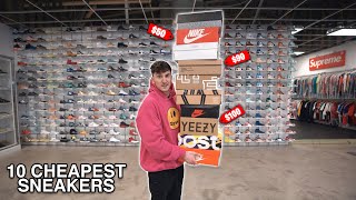 I Bought The 10 Cheapest Sneakers In A Sneaker Store...