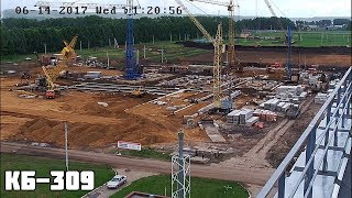 Монтаж башенного крана КБ-309