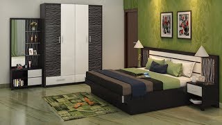 Simple bedroom Interior design ideas | Bedroom cupboards and bed interior designs