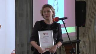 Вручение Михайловой Наталье Павловне премии в номинации «Врач - косметолог».