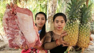 Yummy cooking pork ribs with pineapple recipe - Cooking skill