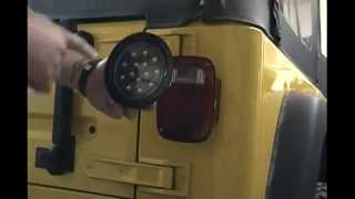 Jeep Wrangler TJ LED Flush Mount Running and Brake Tail Lights