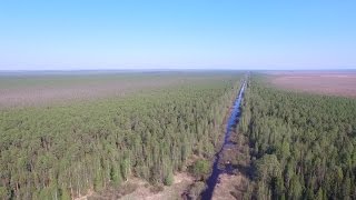 Экспедиция на Северный Екатерининский канал. Аэросъемка