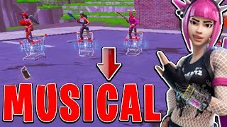 LES CADDIES MUSICAUX SUR FORTNITE BATTLE ROYALE !!!