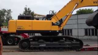 Погрузка экскаватора Hyundai R500LC7