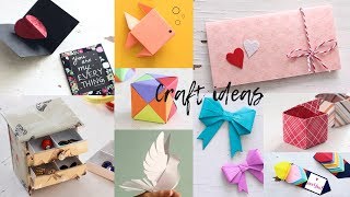 10 Lovely Paper Crafts | DIY Craft Ideas | Art All The Way