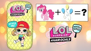 2D Paper Hair Goals #HairGoals Makeover Series Custom LOL Surprise Dolls #27