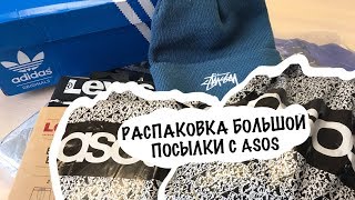 Распаковка большой посылки с ASOS - Stussy, Champion, Levis, Adidas