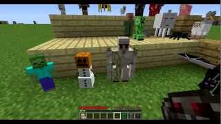Обзор мода в minecraft №4. Чучела мобов!
