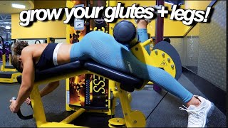 How I GROW My Legs + Glutes! Lower Body Workout | Azlia Williams
