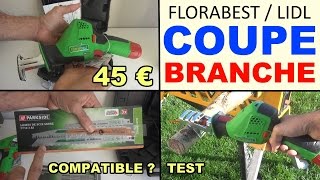 coupe branches florabest lidl faas 10.8 a2 cordless pruning saw