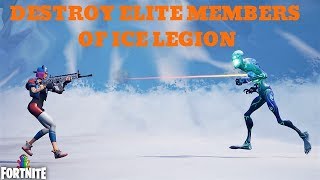 Fortnite - Destroy Elite Members of Ice Legion Challenge Game Guide - Ice Storm Challenges Season 7