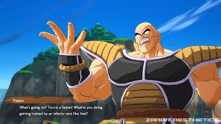 Dragon Ball FighterZ - Nappa Totally Roasts Piccolo & Gohan
