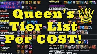 Queen Meta Tier List per Unit Cost! Auto Chess Weekly!| Mattjestic Gaming