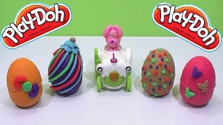 PLAY DOH EGGS GAMES MINIONS SPIDERMAN!!! KinDER Surprise eGGS LeGo TOYS Peppa Pig Español 2016