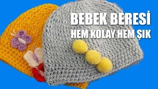BEBEK BERESİ YAPIMI - Hem Kolay Hem Şık Tığ İşi Bere Modelleri