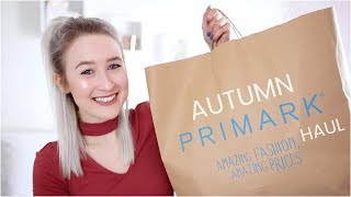 PRIMARK HAUL 2017 (Autumn) | Sophie Louise