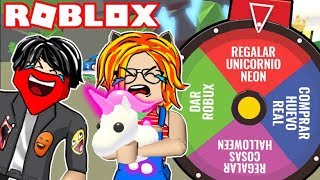 LA RULETA DE LA SUERTE ELIGE QUE COMPRO en ADOPT ME de ROBLOX ?