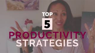 TOP 5 Peaceful Productivity Strategies for More Flow | Dr. Andrea Pennington #DiamondLifeDesign