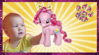 Интерактивная Пони Pinkie Pie распаковка игрушки Моя маленькая пони Пинки ПайMy little pony Hasbro