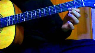 Tutorial for Tujhe Dekha Toh Yeh jaana Sanam Acoustic Guitar tutorial and tab REALLY EASY!