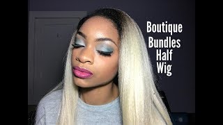 Sensationnel Boutique Bundles Half Wig - Kinky Straight l GLAMOURTRESS.COM l