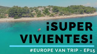 ¡Pasamos una noche en una ISLA desierta! NÁUFRAGOS en Croacia || #EuropeVanTrip - EP15