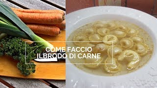 COME PREPARO IL# BRODO DI CARNE#